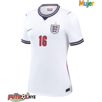 Camiseta Inglaterra Kobbie Mainoo #16 Primera Equipación para mujer Mundial 2026 manga corta
